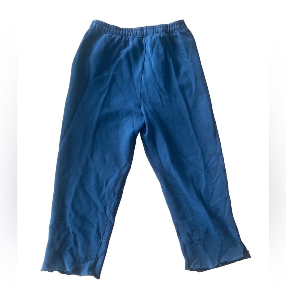 Sweatpants stretchy waist blue adult medium unisex